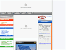 Tablet Screenshot of conetec.com.mx